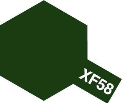 TAMIYA XF-58 FLAT OLIVE GREEN - 10ML