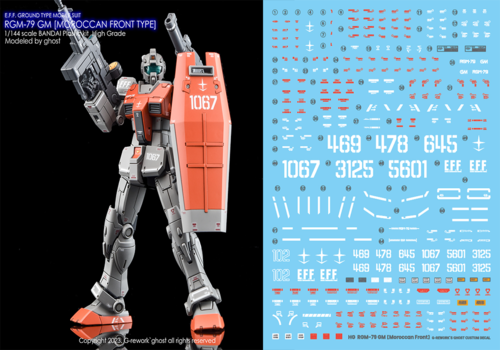 G-REWORK -HG- RGM-79 GM (MOROCCAN FRONT VER.)