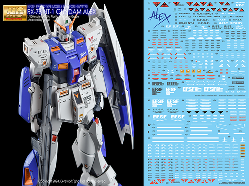 G-REWORK -MG- RX-78NT-1 Gundam Alex 2.0