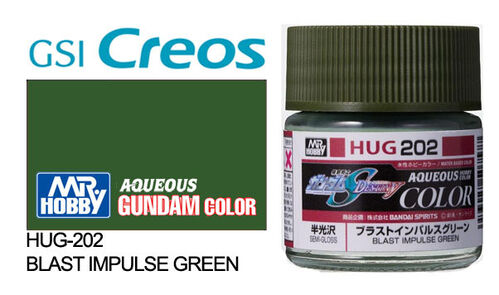 AQUEOUS MR GUNDAM COLORS -HUG-202- BLAST IMPULSE GREEN