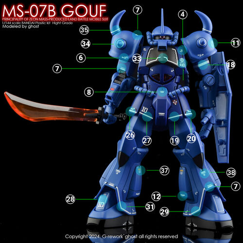 G-REWORK -HG- MS-07B GOUF