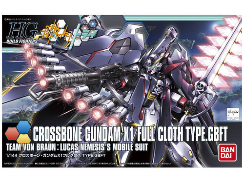 GUNDAM HGBF -035- CROSSBONE GUNDAM X1 FULL CLOTH TYPE GBFT 1/144