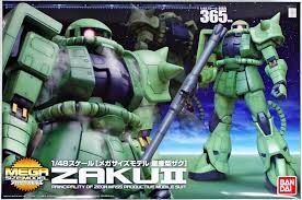 GUNDAM MEGA SIZE MODEL -03- MS-06 ZAKU II 1/48