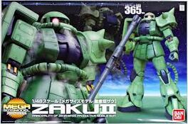 GUNDAM MEGA SIZE MODEL -03- MS-06 ZAKU II 1/48