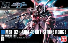 GUNDAM HGCE -176- MBF-02+AQM/E-X01 STRIKE ROUGE 1/144