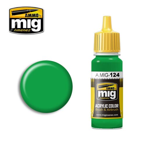 AMMO ACRYLIC -124- LIME GREEN - 17ML