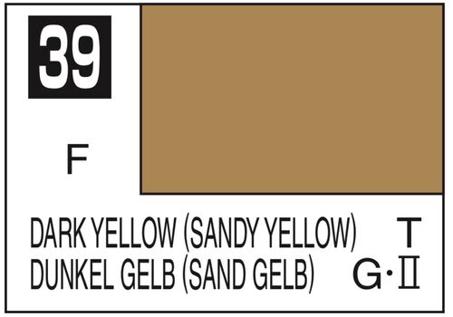 MR COLOR -C039- DARK YELLOW SANDY YELLOW - 10ML